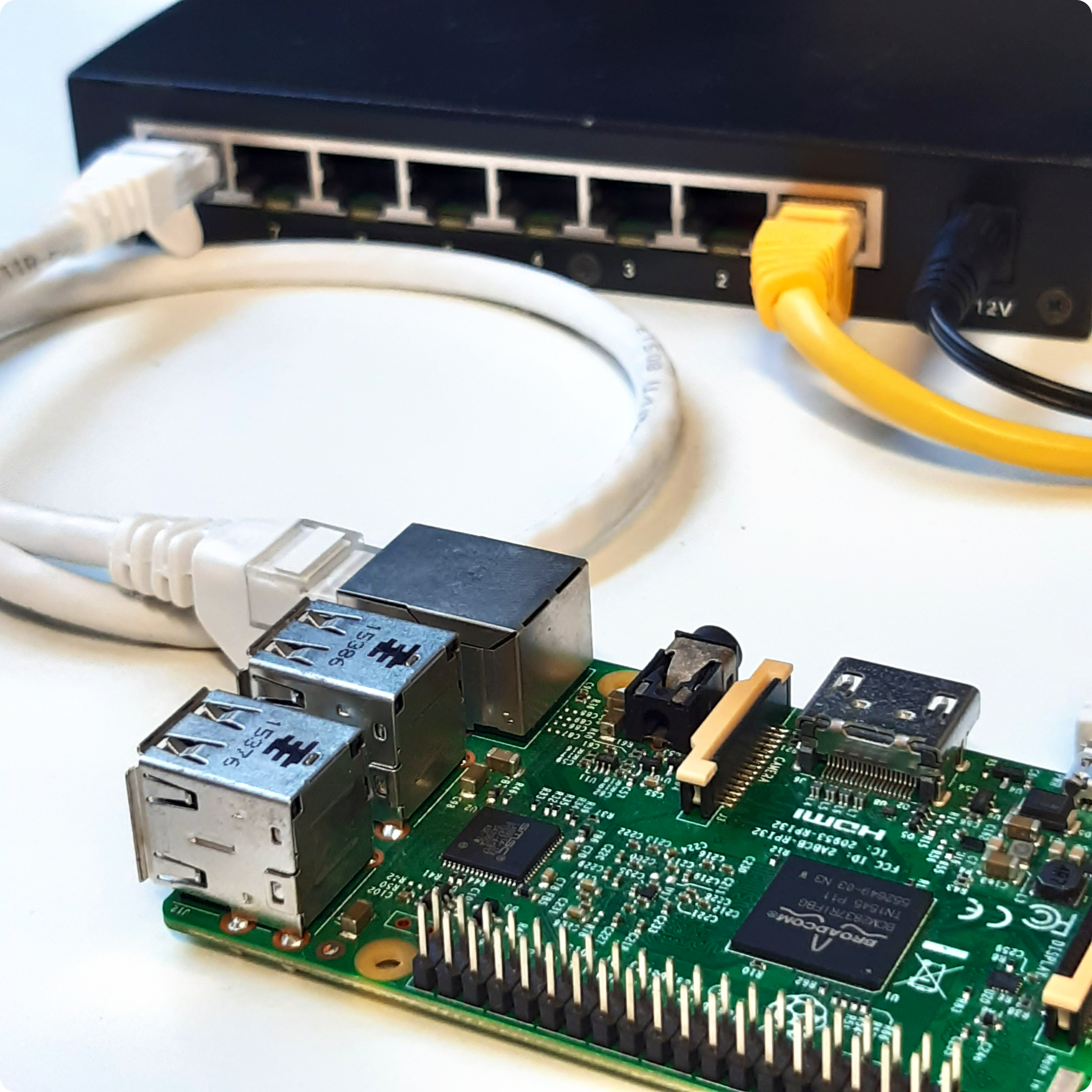 Linux device connected to a switch via Ethernet